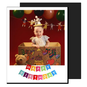 Magnete polaroid buon compleanno primo