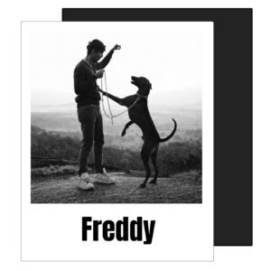 Magnete polaroid con nome freddy