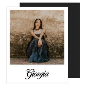 Magnete polaroid con nome