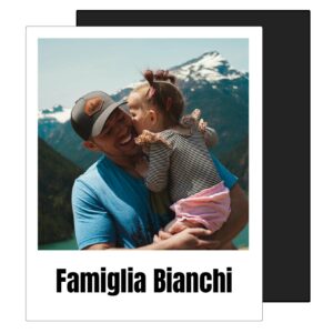 Magnete polaroid famiglia