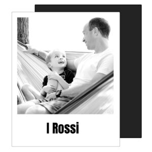 Magnete polaroid famiglia rossi